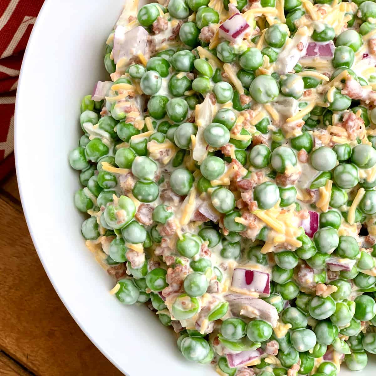 Cold Green Pea Salad Recipe