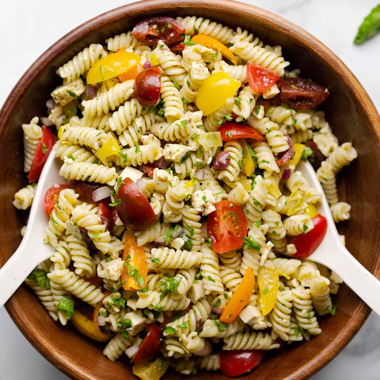 Vegetarian Italian Pasta Salad Recipe
