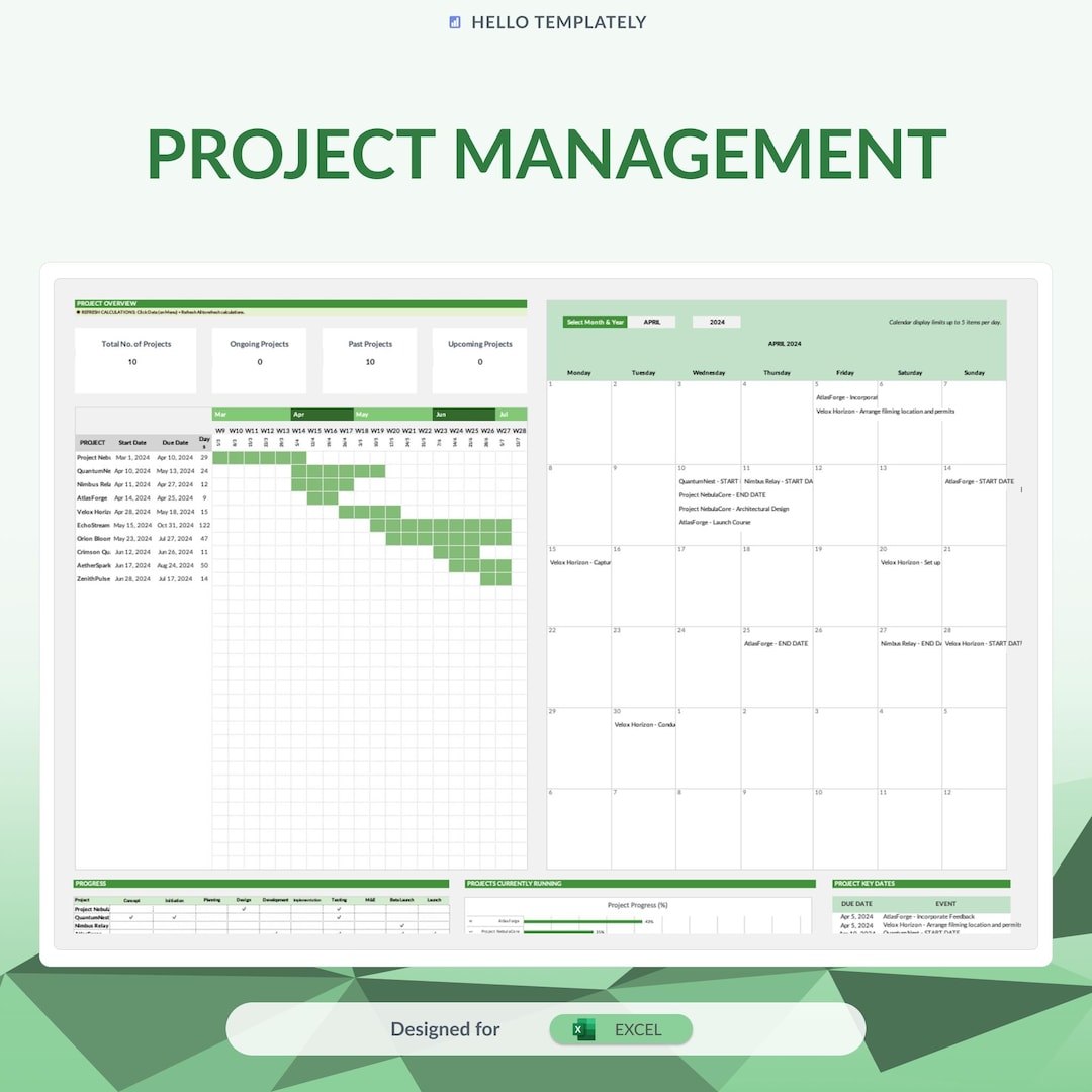 Project Team Task List Template