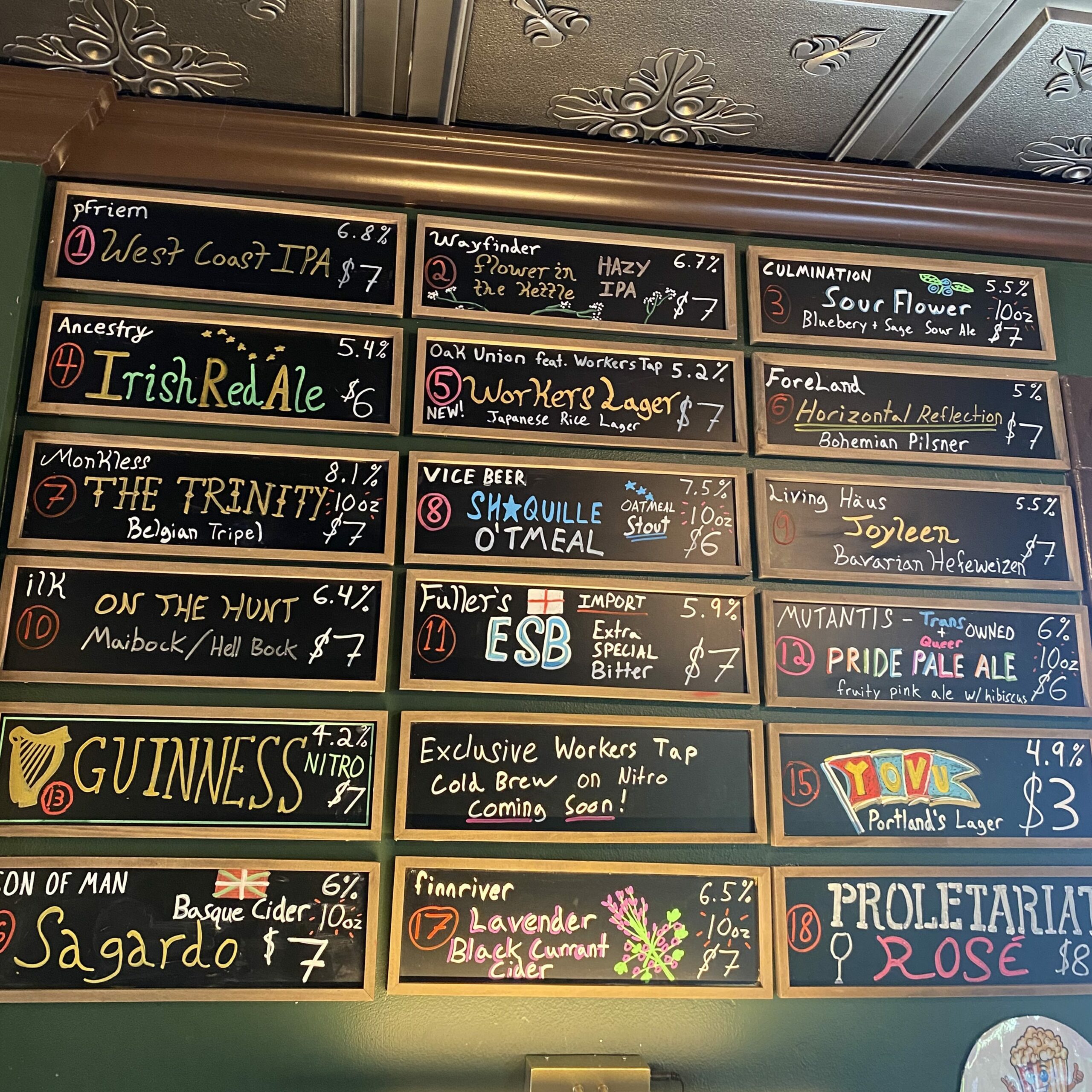 Rotating Draft Beer List Template